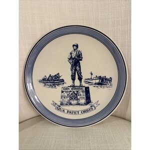 VTG Delft Schoonhoven Holland Netherlands Korps Mariniers Qua Patet Orbis‎ Plate